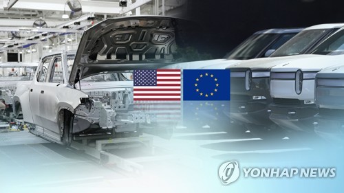 미국-EU 인플레법 갈등(CG). 연합뉴스TV 제공