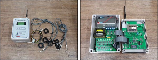 웰스씨앤티의 주력 제품인 원격자동점멸기 PCU-4R-8D