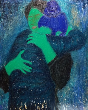 주혜인, 블루의 허그 [공간연줄]