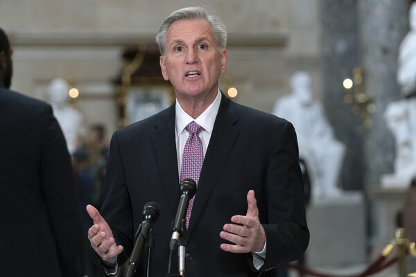 케빈 매카시 미국 하원의장. [AP 연합뉴스]
