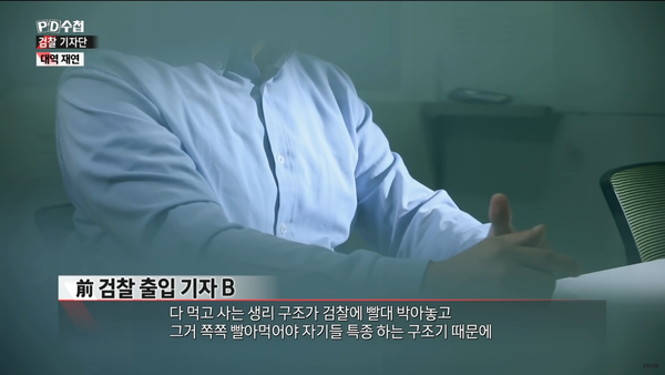 (MBC PD수첩 ‘검찰 기자단’)