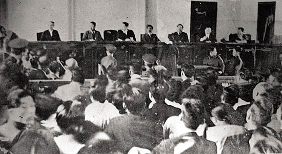 1949년 반민특위 재판 공판 모습. 위키백과