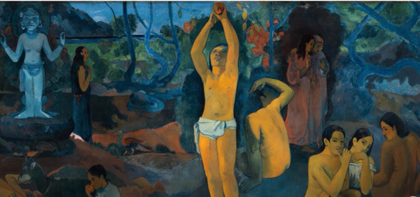 화가 폴 고갱의 그림 '우리는 어디에서 왔으며 어디로 가는가'.