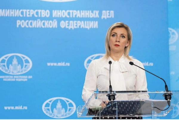 마리아 자카로바 러시아 외교부 대변인. 러시아 외교부 홈페이지