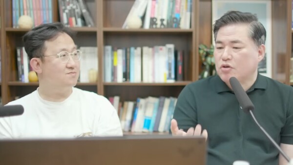 5월 27일 유재일 유튜브 채널에 출연해 방송하고 있는 유동규 전 성남도시개발공사 기획본부장. 유재일 유튜브 채널 갈무리