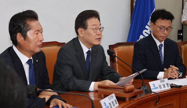 민주당 이재명 대표가 7일 국회에서 열린 당 최고위에서 발언하고 있다. 2023.6.7, 연합뉴스
