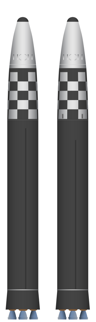 화성-17형 미사일 그림. 위키미디어 커먼스