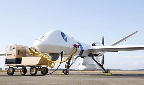 미국이 인도에 구매 압박을 넣는 최신형 무인기 MQ-9B 시가디언. [교도 연합뉴스]