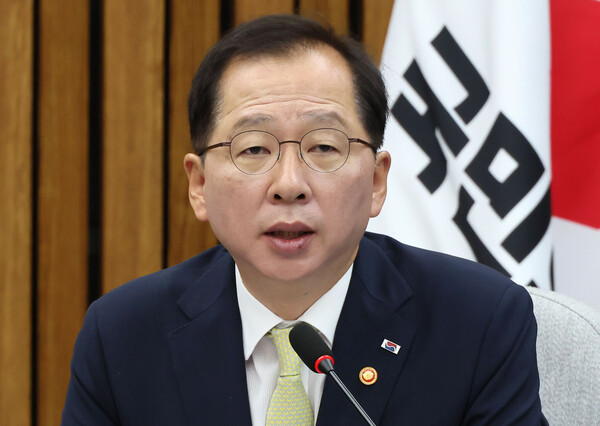 조승환 해양수산부 장관이 28일 오전 국회에서 열린 '국민의힘 우리바다 지키기 검증 TF - 후쿠시마 괴담 대응·어민 보호 대책 간담회'에서 발언하고 있다. 2023.6.28. 연합뉴스