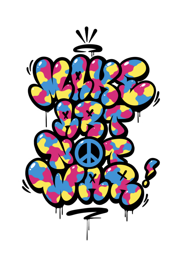 ‘Make Art Not War’ (레오다브 작)
