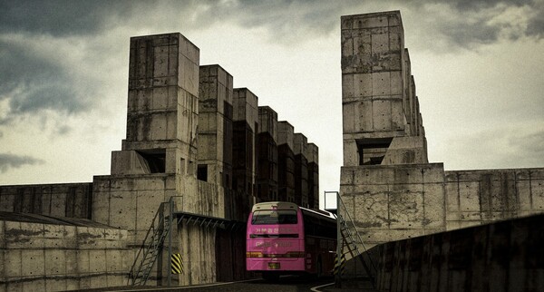 ‘기분좋은 관광’ (이인철 작) ▲작가의 말 “가자~ 탱크 방어벽을 지나고 DMZ을 거쳐 관광가자~!” 