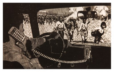 ‘머물지 못하는 사람들’ (이인철 작) ▲작가의 말 “분단의 잔재는 지독하다. 이념 갈등을 부추기는 자들이 우리의 의지와는 상관없이 세월이 흘러도 전가의 잔인한 무기로 쓰인다. 이제 지겨운 짓은 그만해라. 피곤하다.”