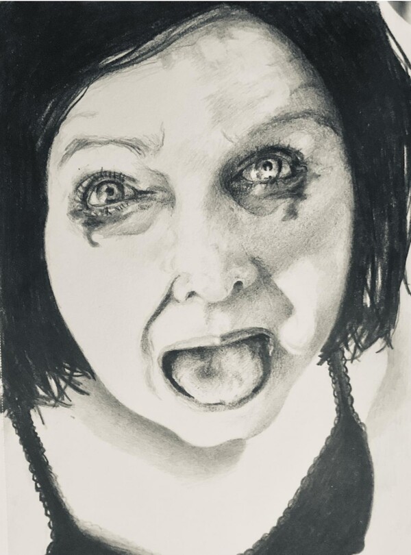 ‘제발 멈춰주세요’ (노르웨이의 예술가이자 시인 세실리에 코티스 오스트렝 작) ▲작가의 말 “나의 작품을 폭력과 억압으로부터 안전한 삶을 살 수 있는 여성의 권리에 바친다.”