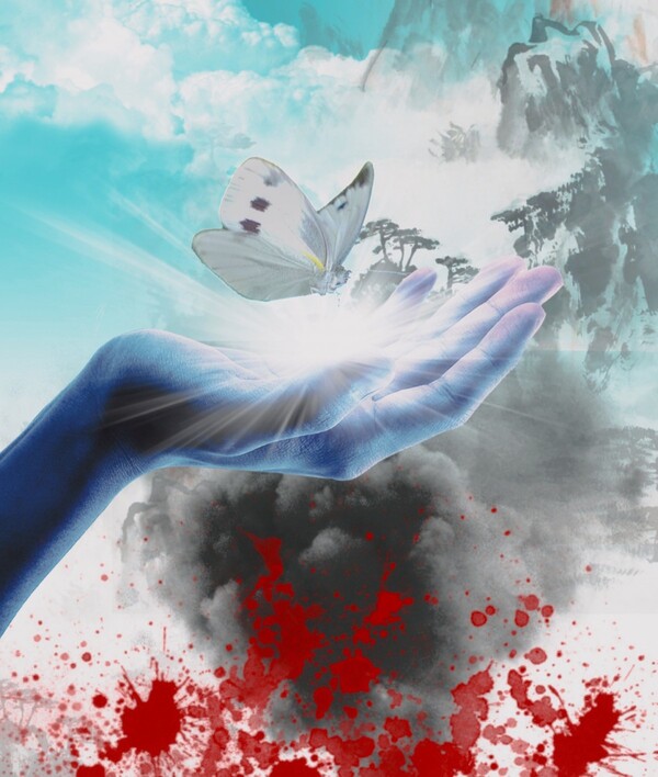 ‘평화’ (여성 인권운동에 열심인 베네수엘라의 예술가 마리엘라 코르데로 작)