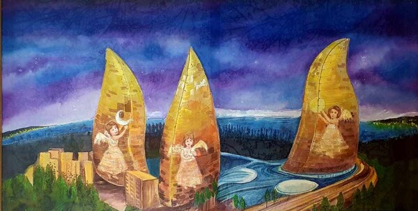 ‘바쿠의 세개의 탑’ (나기아 르자에바 작)