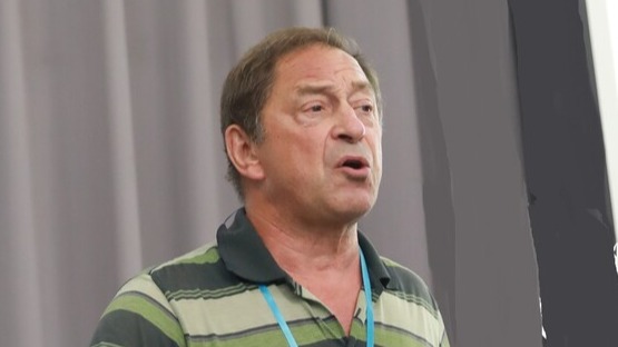 가이 스탠딩 영국 SOAS 교수가 23일 서울 이화여대에서 열린 기본소득지구네트워크 총회에서 발언하고 있다. 2023.8.24. 기본소득한국네트워크 제공