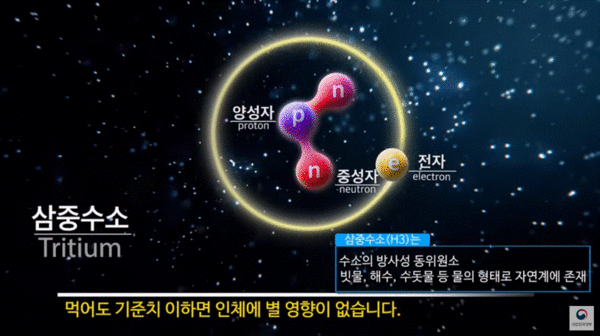 대통령실이 만든 ‘핵오염수 안전 홍보 영상’ 갈무리.  대한민국 정부 공식 유튜브 채널