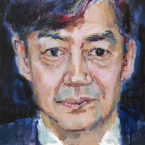 ‘조국’ (박성완 작) ▲작가의 말 “돌아보니 내 그림엔 온통 씁쓸한 표정들이다. 보는 이에 따라선 몹시 불편하거나 속상한 그림일 것이다. 불편한 악취미를 고집하며 그림 그리는 행위를 합리화한다. 가장 최근 이슈를 두고 선 넘었다는 해석이 꽂힌다! 조민 양에 대한… 유화 스케치를 해두고는 아직 붓을 떼지 못했다. 첫 방송에 노출되던 모습으로 작은 화면에 담았다. 이번 이슈가 끌고 갈 통증들을 에너지 삼아 붓을 뗄 날을 만난다!”