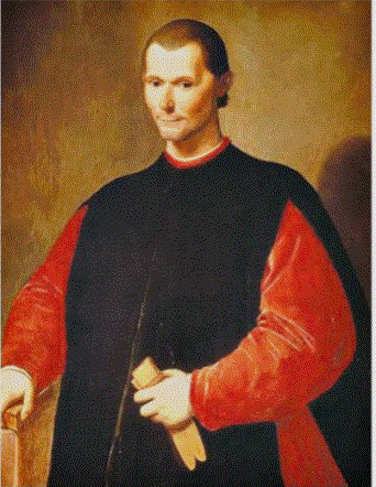 이탈리아 화가 산티 디 티토가 그린 마키아벨리 초상화 