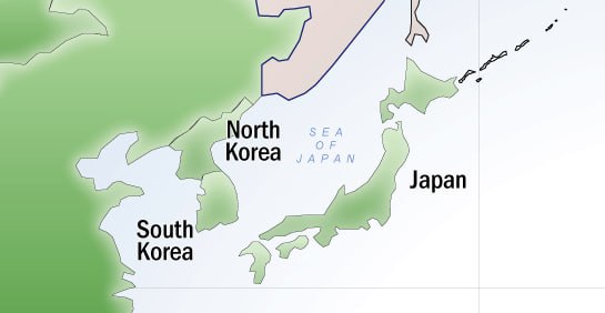 미국 인도태평사령부(USINDOPACOM)의 공식 누리집의 '관할 지역'(Area of Responsibility) 지도에 동해가 일본해(Sea of Japan)로 표기돼 있다. 2023 09. 21. 시민언론 민들레