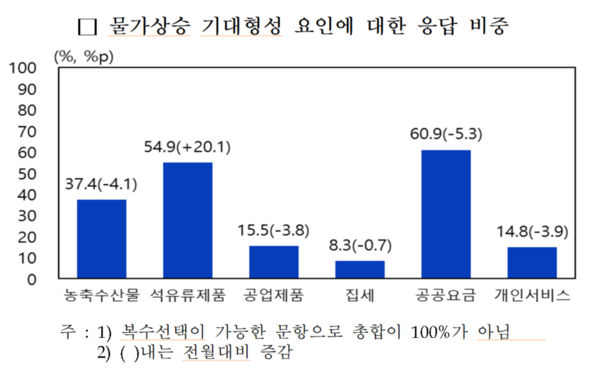 물가상승 기대형성 요인