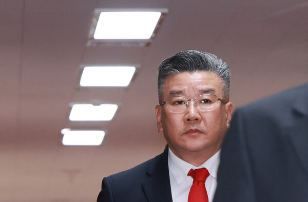 유병호 감사원 사무총장이 19일 오전 서울 종로구 정부서울청사에서 열린 국무회의에 참석하고 있다. 2023.9.19. 연합뉴스