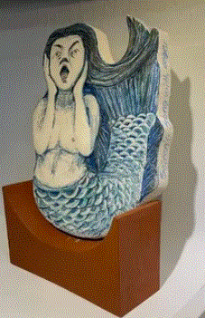 서혜경 작 ‘세이렌의 분노에 찬 노래’(테라코타) 아르떼숲 제공