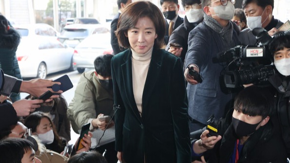 나경원 전 의원이 11일 서울 동작구청에서 열리는 신년인사회에 참석하고 있다. 2023.1.11. 연합뉴스