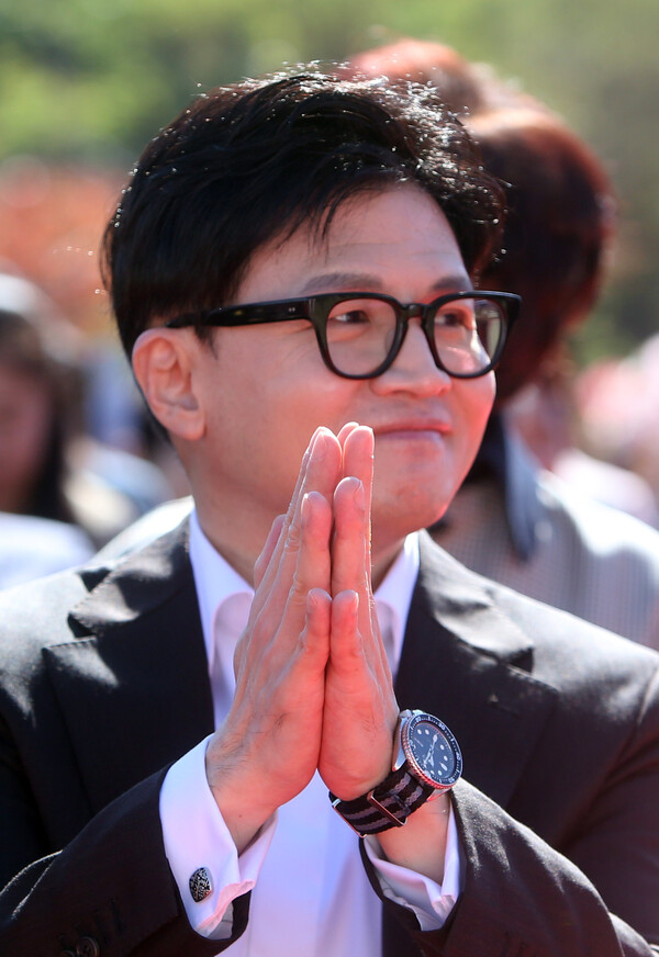 한동훈 법무부 장관이 18일 오전 경남 거창군 거창구치소에서 열린 개청식에 참석하고 있다. 2023.10.18. 연합뉴스