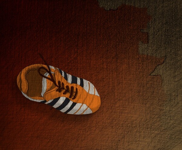 조아진 화백이 그린 미순이의 운동화 그림