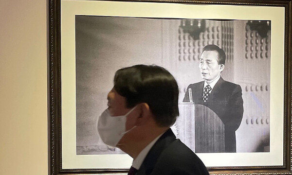 윤석열 대통령이 지난 2021년 7월 2일 ‘전 검찰총장’ 신분으로 서울 마포구 상암동 박정희대통령 기념재단을 방문했다. 2021.7.2. 윤석열 캠프