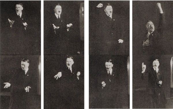 히틀러는 대중을 휘어잡는 연설을 위해 끊임없이 연습하면서 자신의 단점을 고치는 연습벌레였다. (출처 : 영국 데일리메일)