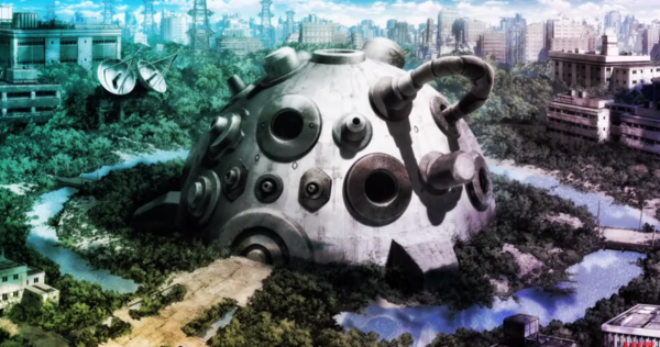 원전 사고로 인한 미래의 디스토피아를 그린 만화 원작의 애니메이션 '코펠리언'.