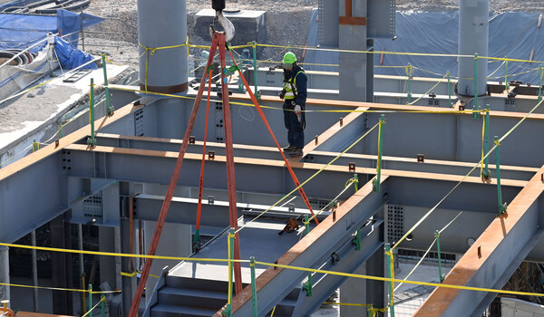 한 건설현장 모습. 기사와 직접적인 관련 없음. [연합뉴스 자료사진]