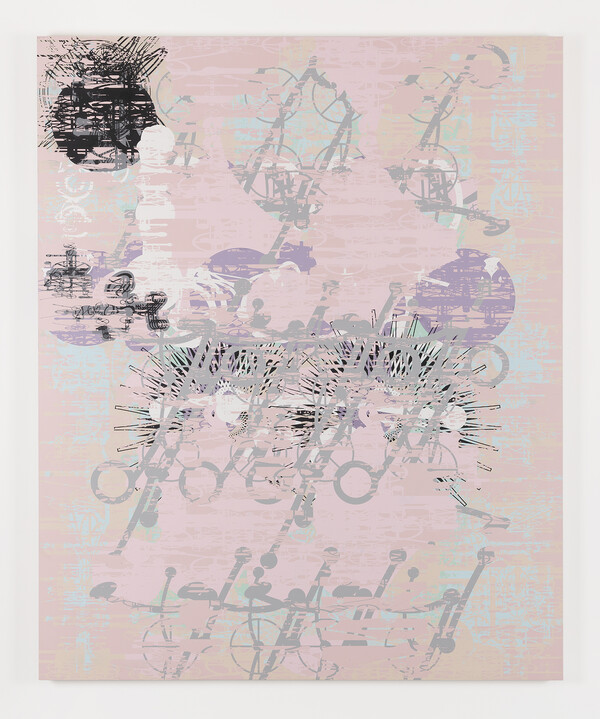 정신의 형태(M25-1), 2017, 패널에 아크릴릭, 203.6 Ⅹ 162.6. 작가 제공