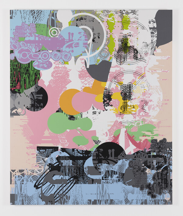 정신의 형태(H29), 2022, 패널에 아크릴릭, 183.6 Ⅹ 152.8. 작가 제공