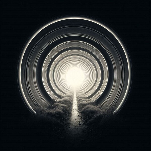 챗 GPT가 작성한 '터널 비전'의 이미지. 터널 속에선 출구만 바라보게 된다. 2024.7.23. 시민언론 민들레 