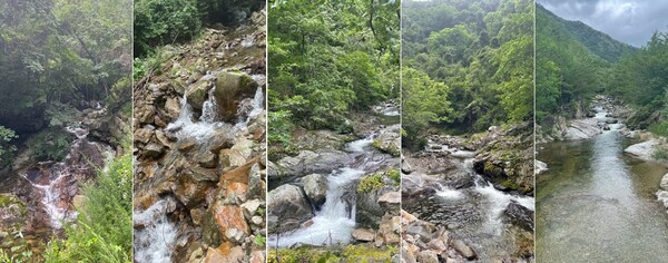 적계계곡의 빼어난 풍경