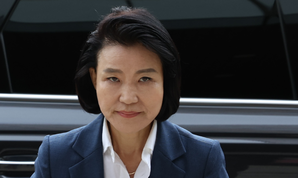 이진숙 방송통신위원장이 31일 오전 정부과천청사 방통위 청사로 출근하고 있다. 2024.7.31. 연합뉴스