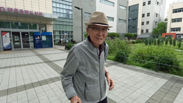 인혁당 사건으로 고문당하고 실형을 받은 1934년생 박중기 선생의 현재 모습. 