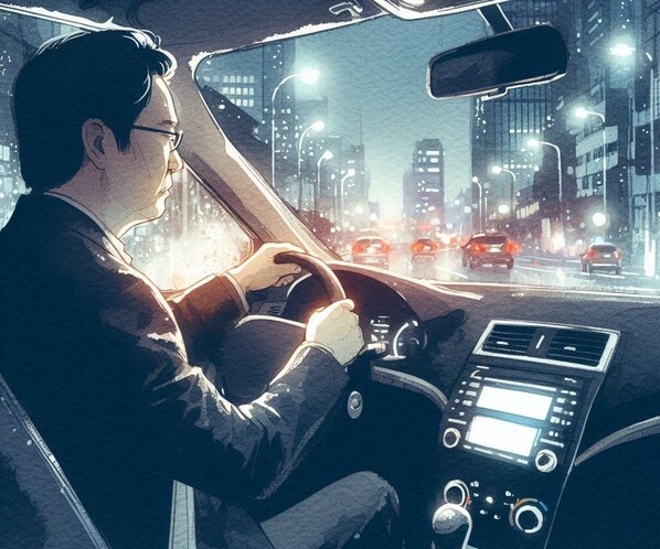 대리기사 일러스트. 챗GPT-김호경 에디터