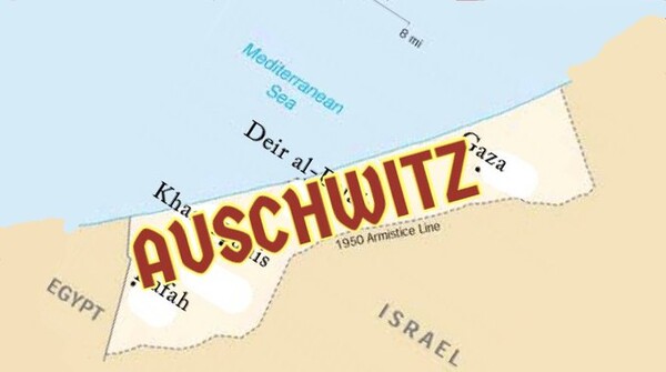 '가자는 오늘날의 아우슈비츠다' - X에서 돌고 있는 이미지 