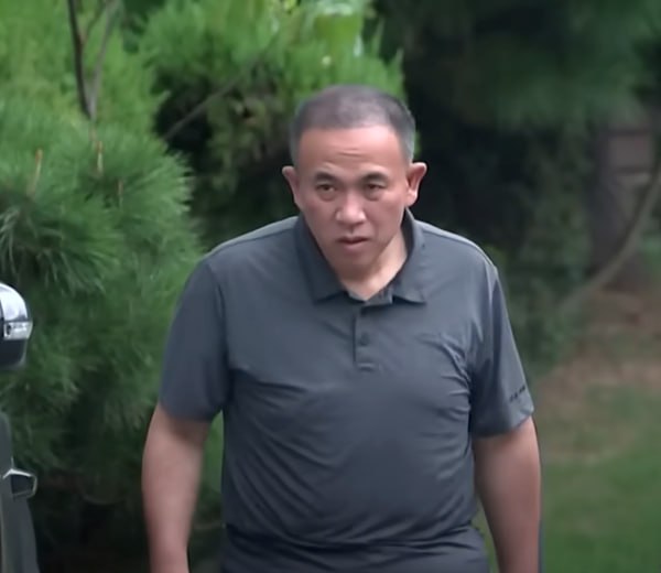 명태균 씨 모습. JTBC 뉴스룸 화면 갈무리