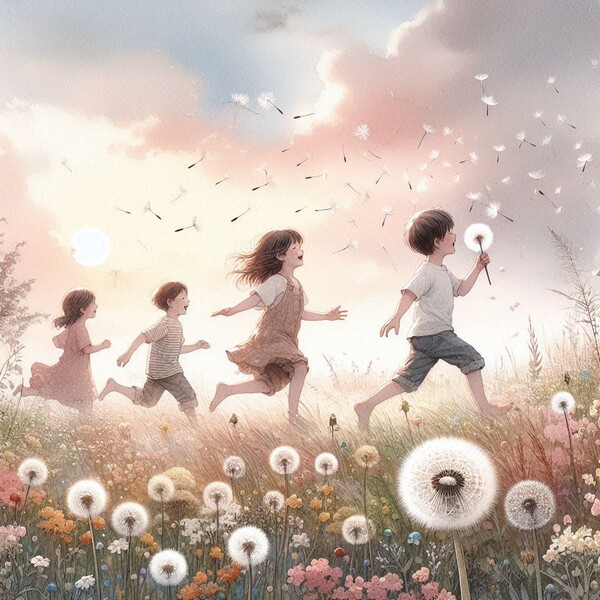 민들레 이미지. 챗GPT