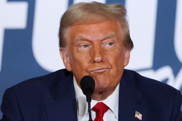 지난 10월 29일 미 공화당 대선 후보인 도널드 트럼프 전 대통령이 펜실베이니아에서 선거 유세를 벌이고 있다. 2024.10.30. 로이터 연합뉴스