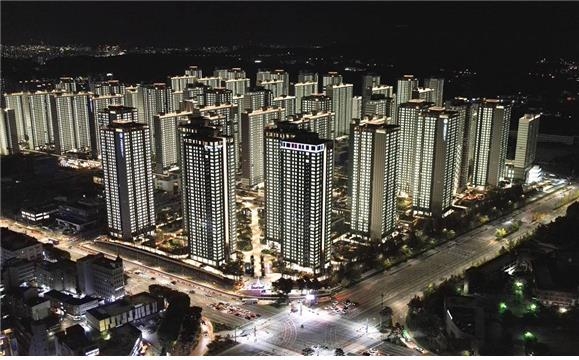 올림픽파크포레온 전경, 출처 : 강동구