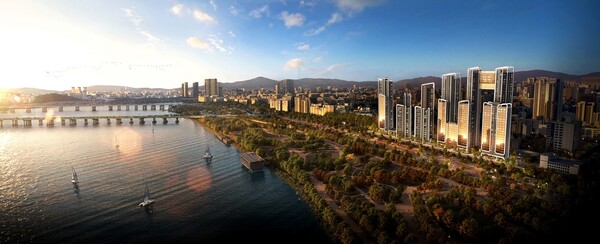 신반포 써밋 라피움 조감도, 출처 : 대우건설