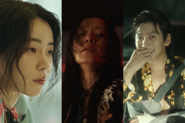 복수의 이야기는 대화가 대화로 꼬리를 물며 명확하게 드러난다. 임지연, 지창욱, 전도연의 연기를 보는 맛으로도 괜찮은 작품. ⓒ 플러스엠 엔터테인먼트