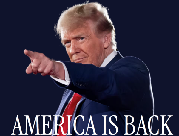 백악관 누리집의 시작 페이지. 도널드 트럼프 대통령의 사진과 함께 '미국의 귀환'을 적어놓았다. 2025.1.31. [백악관 누리집] 시민언론 민들레 