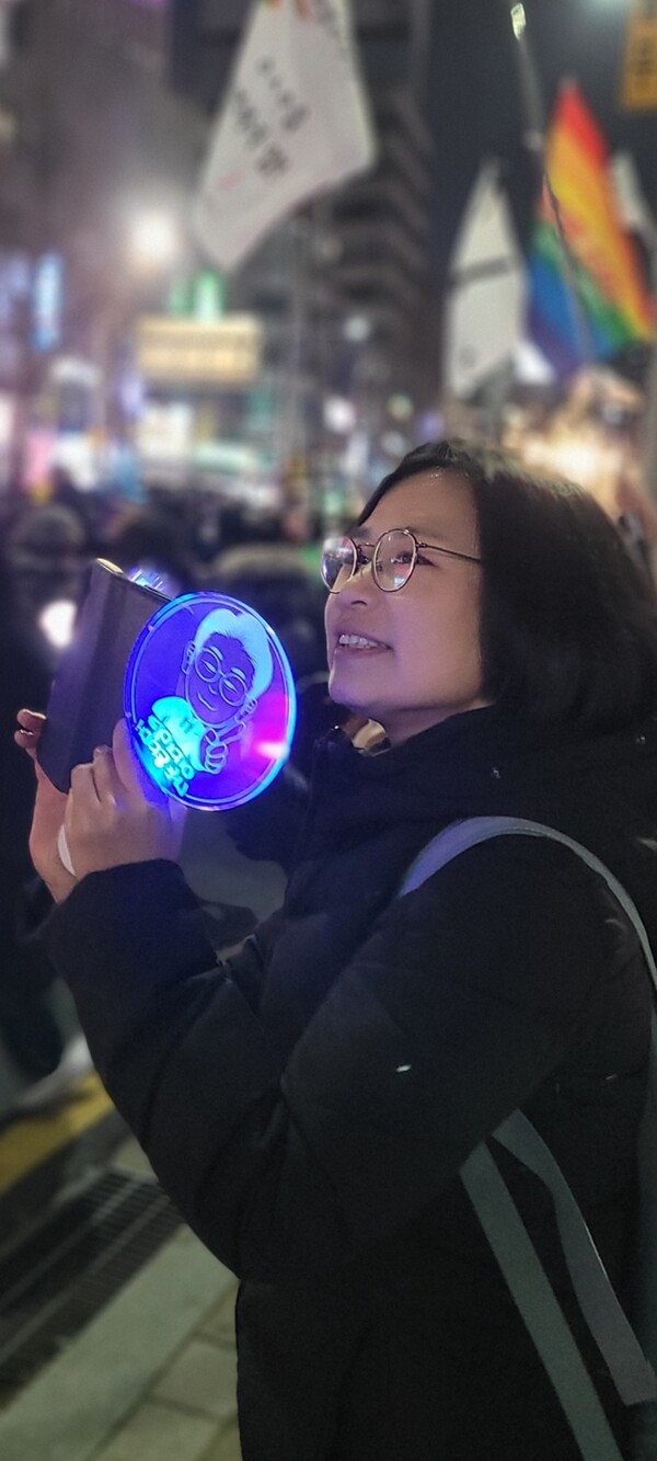 김혜민 '국민의힘 해체행동' 상임대표. 사진=황의원 시민기자 제공